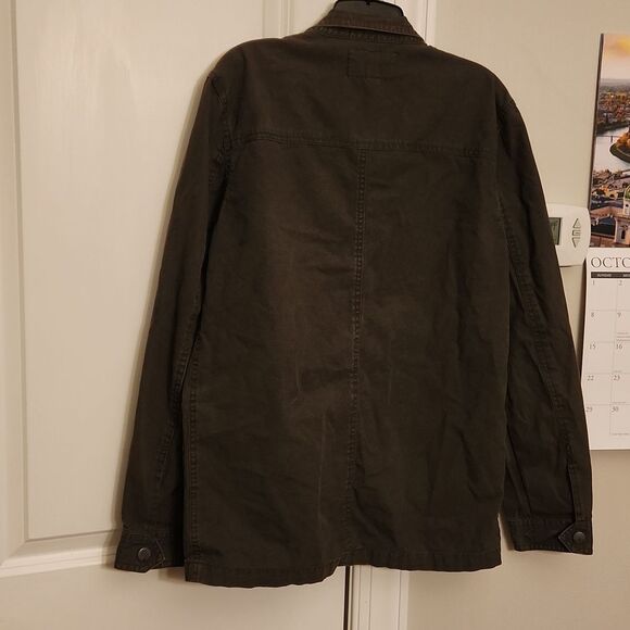 Converse One Star Women's Dark Green Military Style Jacket Size S - Picture 9 of 9